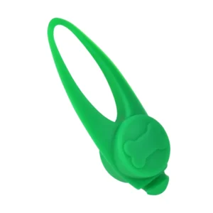 Grüner Silikon-LED-Anhänger für Peti-to-Go-Halsband PETI-905GREEN