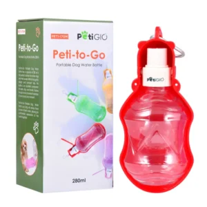 Tragbare Hundewasserflasche 280 ml Peti-to-Go PETI-170M-R