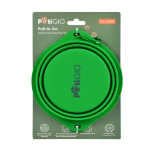 Silikon-Reisenapf für Haustiere Peti-to-Go PETI-180GREEN