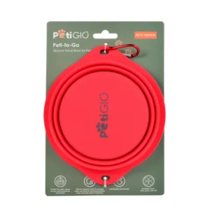 Silikon-Reisenapf für Haustiere Peti-to-Go PETI-180RED